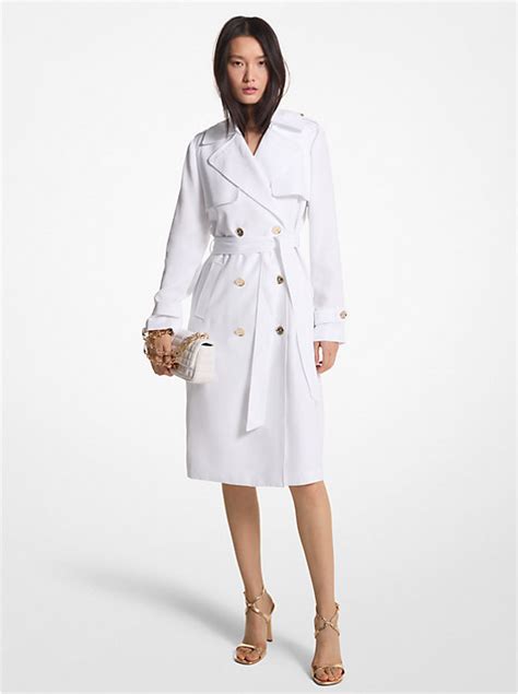 michael michael kors draped trench coat